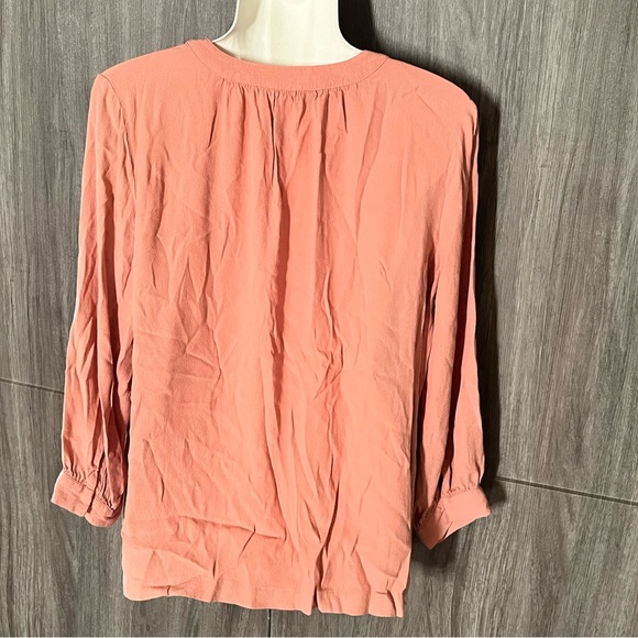 Madewell Lace Up Peasant Top - Picture 5 of 9